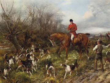 Clásico Painting - El olor perdido de la caza de Heywood Hardy